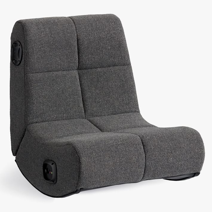 Suede mini discount rocker speaker chair