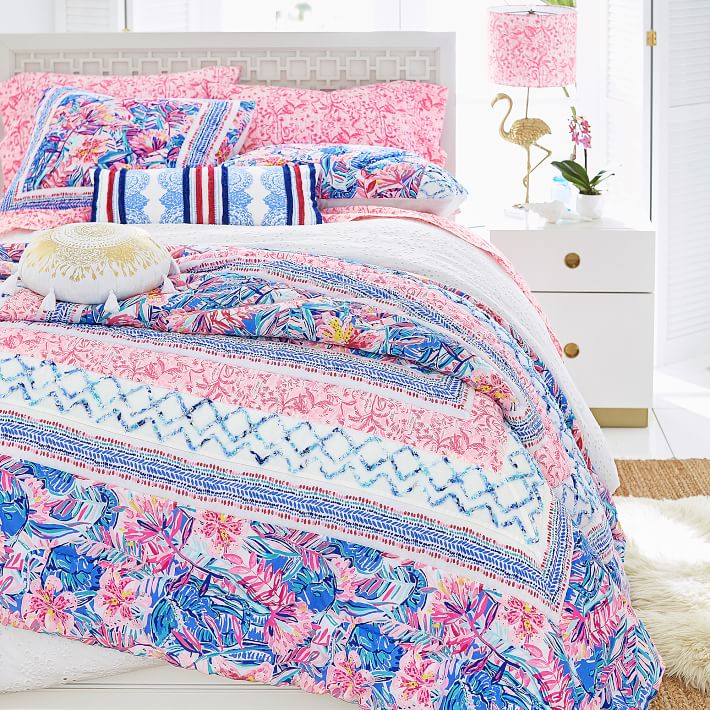 Lilly Pulitzer Slathouse Soiree Patchwork Teen Quilt