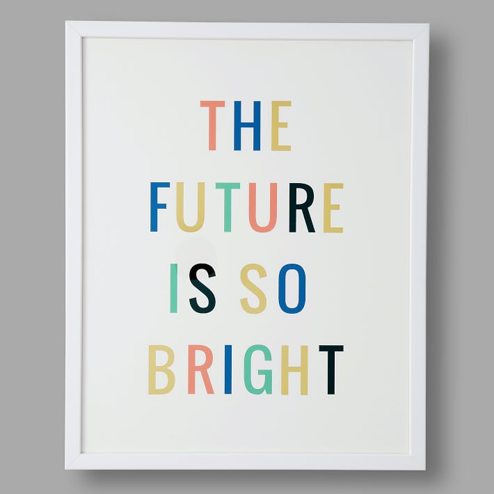 Minted&#174; The Future is so Bright Framed Art by Kelly Schmidt