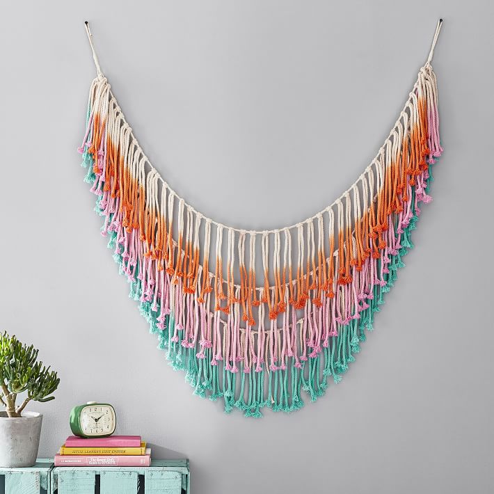 Ombre Rope Wall Hanging Wall Decor Pottery Barn Teen