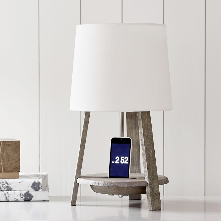 Tripod Table Lamp with USB