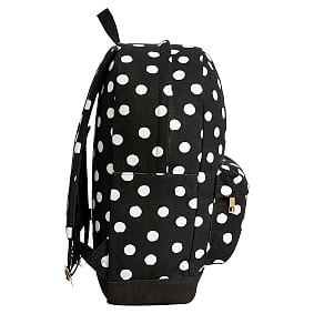 The Emily & Meritt Black & White Dot Teen Backpack | Pottery Barn Teen