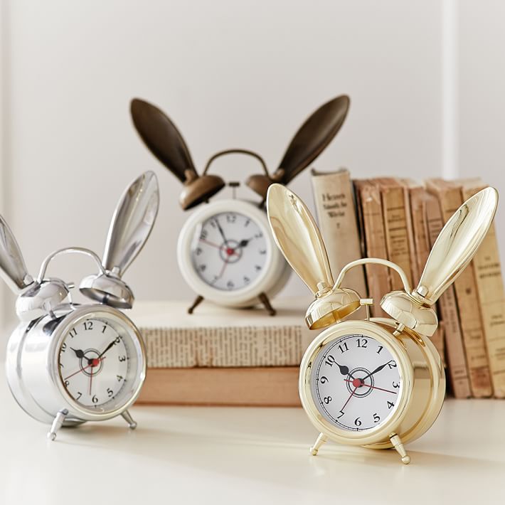 The Emily &amp; Meritt Bunny Alarm Clocks
