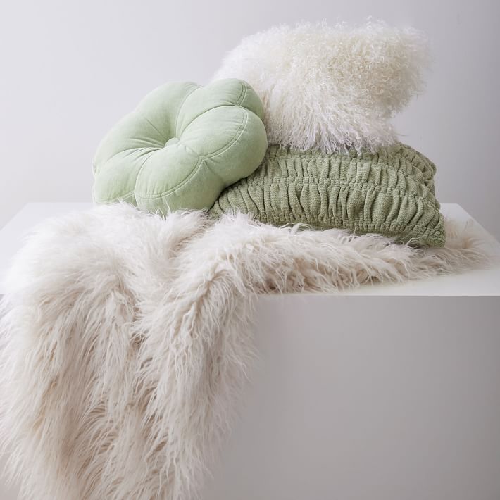 PUFF PILLOW faux shearling