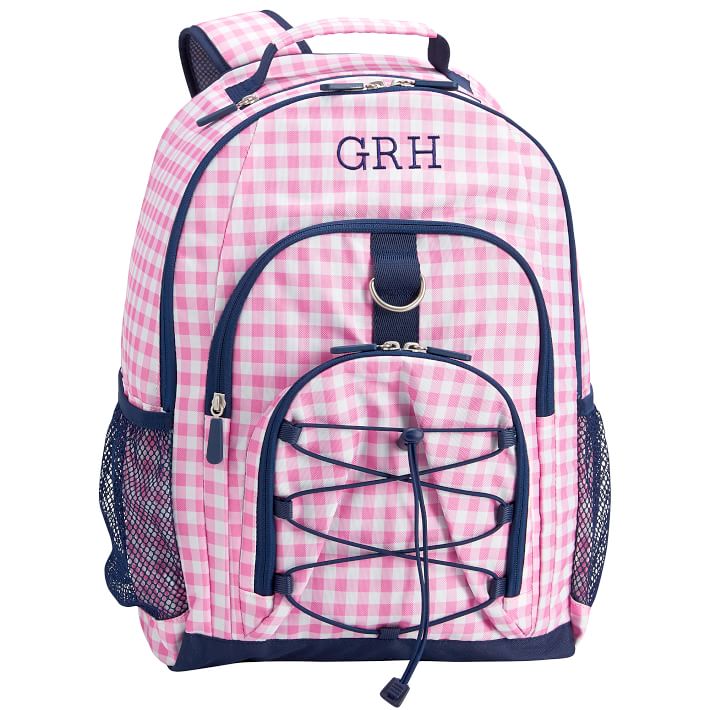 Gear-Up Pink Gingham Backpack