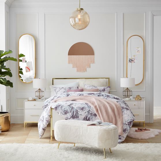 Polar Bear FauxFur Bean Bench Lounge Chair Pottery Barn Teen