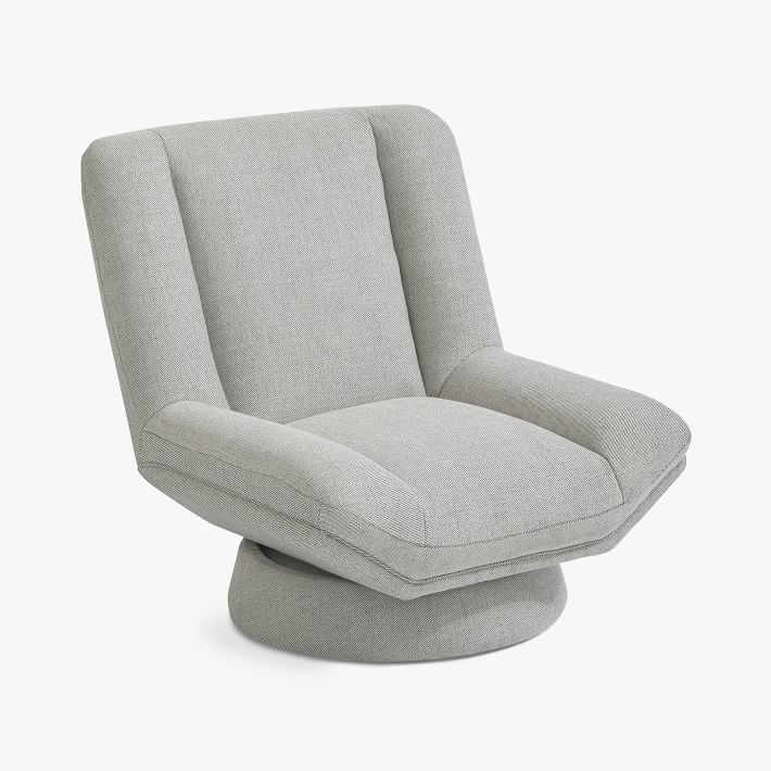 Twill swivel best sale rocker chair