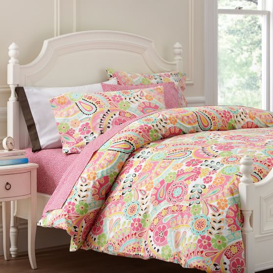 Paisley Pop Teen Duvet Cover + Pillowcases | Pottery Barn Teen