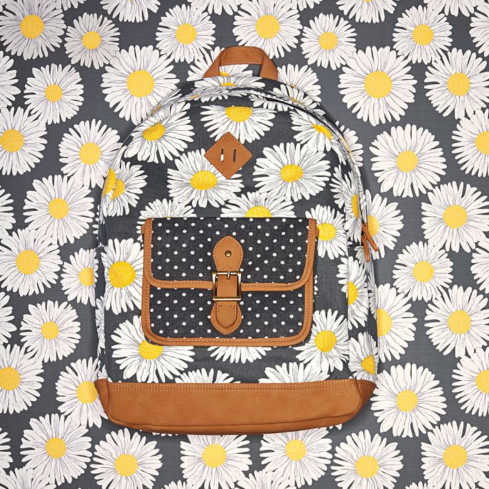 Northfield Multi Daisy Teen Backpack Pottery Barn Teen