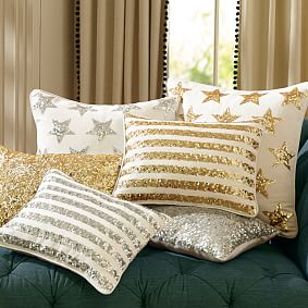 Sequin hotsell star pillow