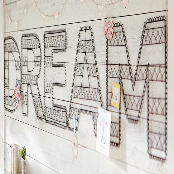 Wire Wall Letters Teen Decor Sale Pottery Barn Teen