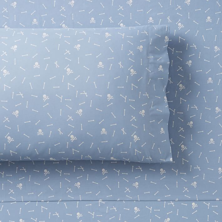 Skull + Bones Boy's Sheet Set | Pottery Barn Teen