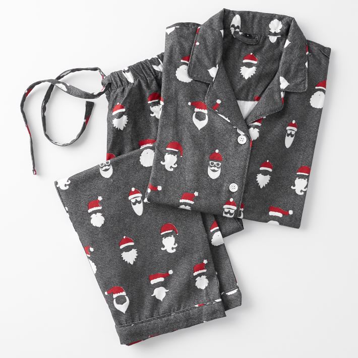Cool Santa Organic Flannel Pajama Set