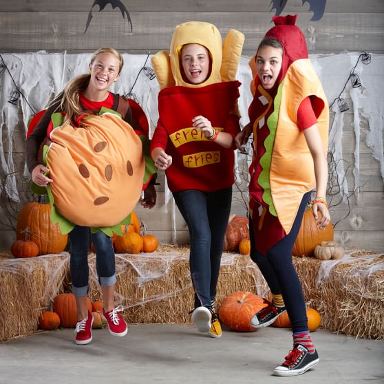 Hamburger Teen Halloween Costume 