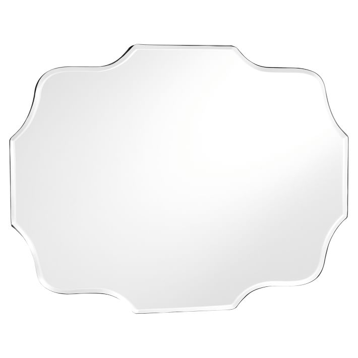 Frameless Mini Decorative Mirrors - Set of 3