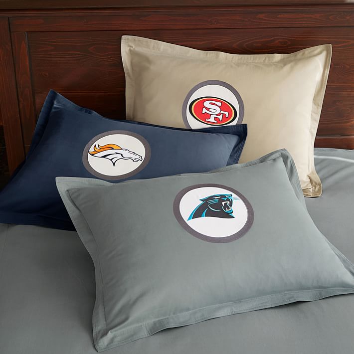 NFL Patch Boy's Duvet Cover + Sham Pottery Barn Teen