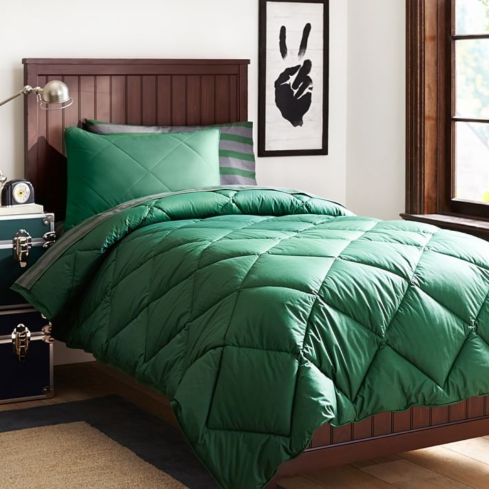 Brooklyn Stripe Essential Value Bedding Set, Green
