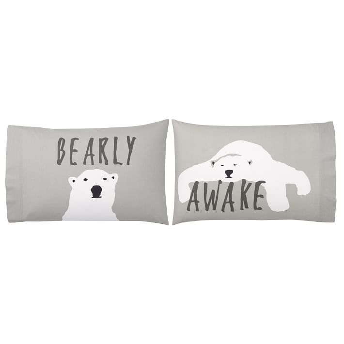 Novelty Bearly Awake Pillowcases