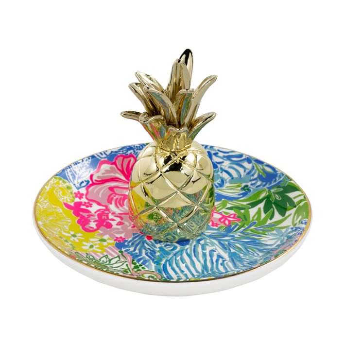 Lilly Pulitzer Ring Holder, Pineapple Heritage