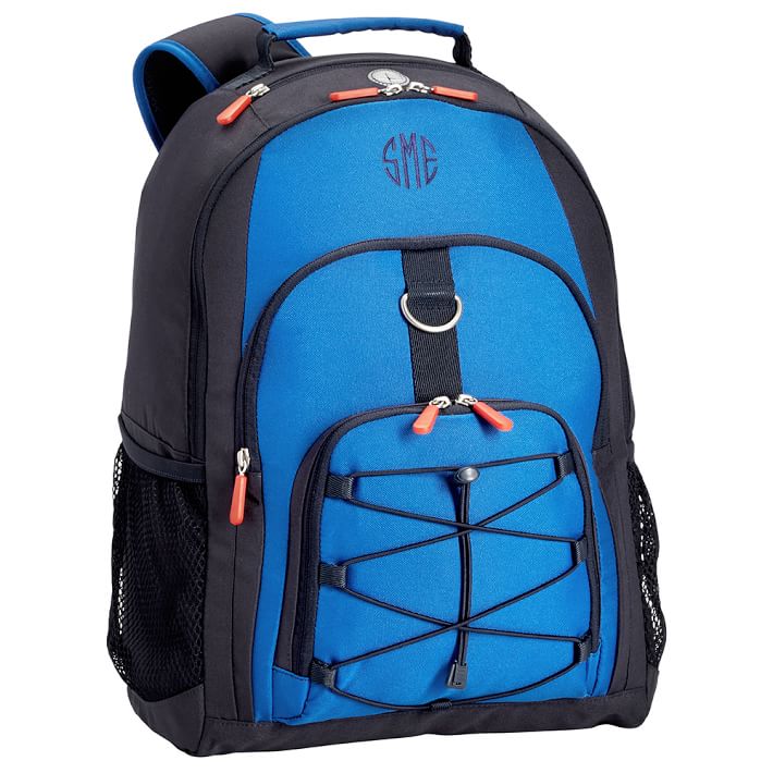 Gear-Up Blue Colorblock Backpack