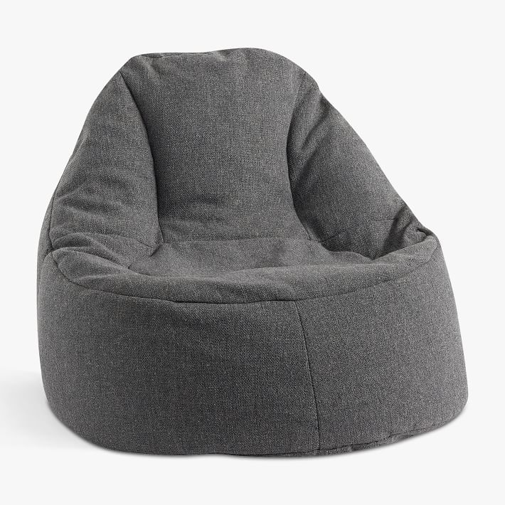 Tweed Charcoal Leanback Lounger