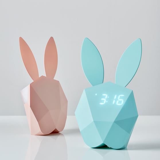 Bunny LightUp Alarm Clock Tech Accessories Pottery Barn Teen