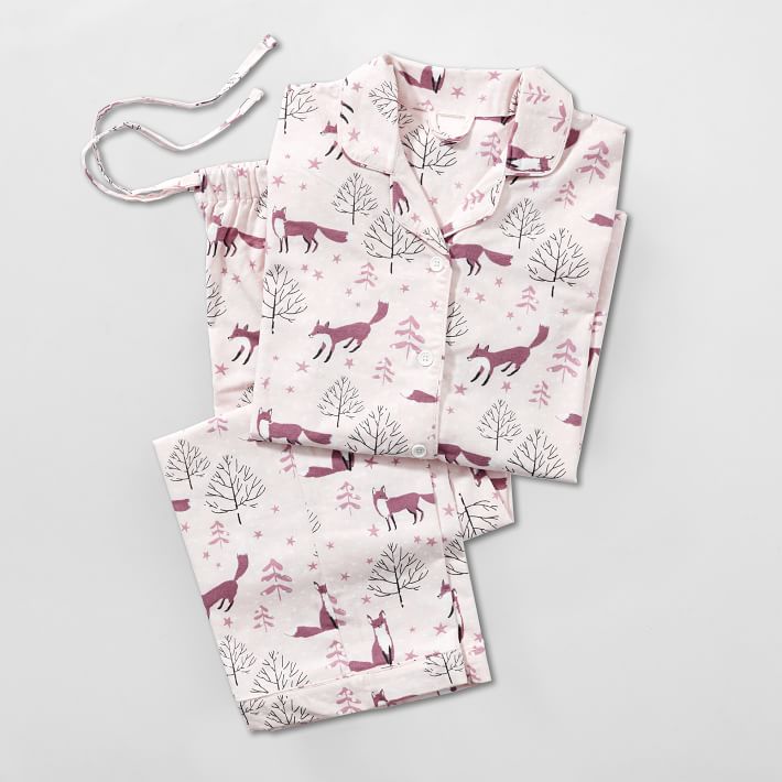 Fox Flannel Pajama Set