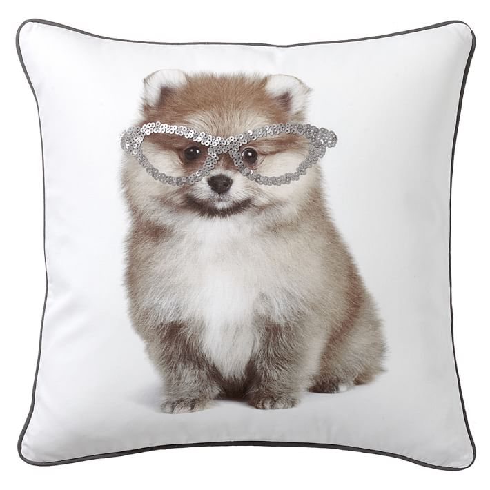 Party Dogs Pillow Cover, Pomeranian