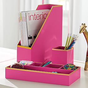 Full Color Vibrant Custom Desk Accessories Set