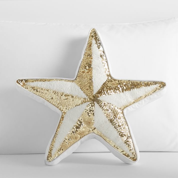 The Emily &amp; Meritt Metallic Star Pillow