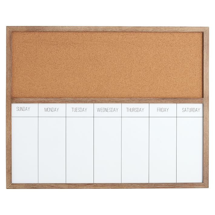 All-In-One Study Wall Organizer, Smoked Gray