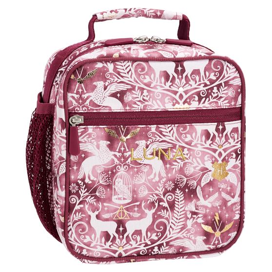Burgundy HARRY POTTER™ Magical Damask Classic Lunch Box For Teens ...