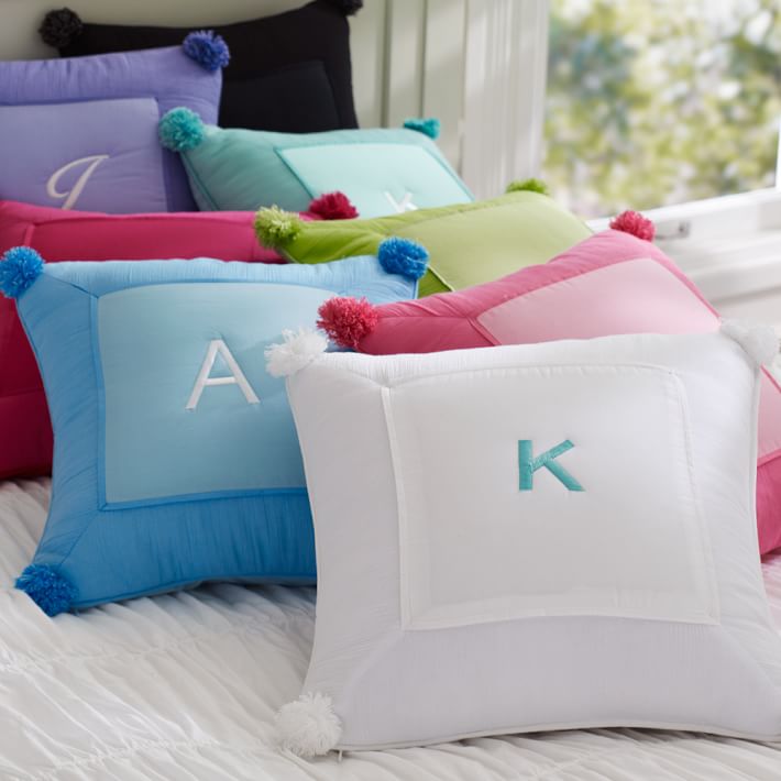 Crinkle Puff Toss Pillow Cover