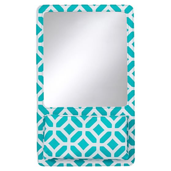 Pool Peyton Locker Locker Mirror & Pocket Organizer Locker Decoration