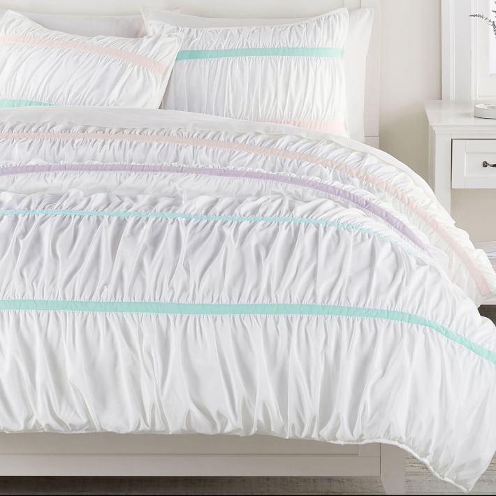 Pucker Up Girls Comforter + Sham Pottery Barn Teen