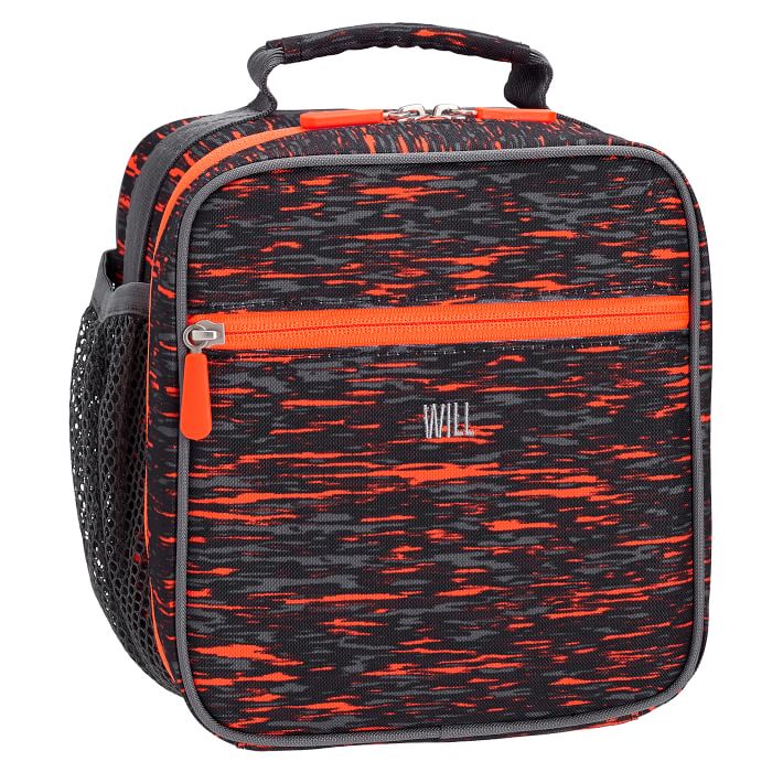 Gear-Up Orange Neon Static Classic Lunch Bag