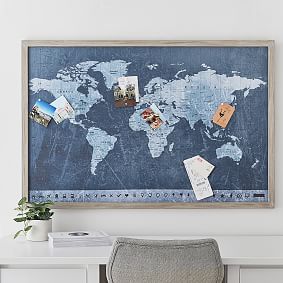 Pottery barn best sale world map tapestry