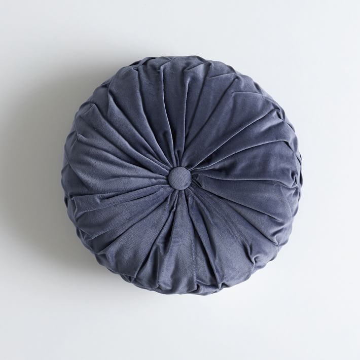 Pleated hotsell round pillow