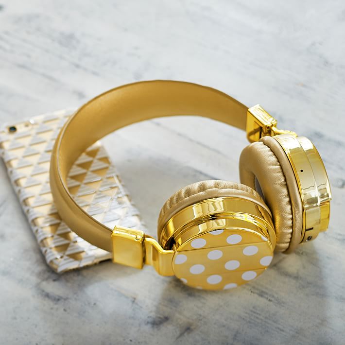 Gold Dot Headphones