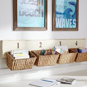 4 High Laundry Basket Holder 