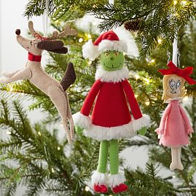 Grinch stole Christmas stuffed elf head gifts for kids 