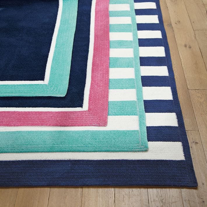 Capel Custom Border Rug | Teen Rug | Pottery Barn Teen