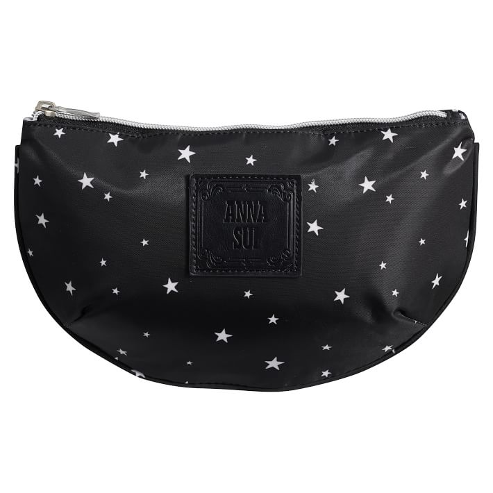 Anna Sui Black/White Stars Small Things Pouch