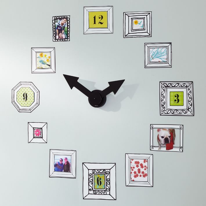 Picture Frame Clock Decal