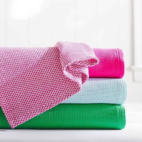 PBteen Classic Organic Cotton Blanket Sale Pottery Barn Teen