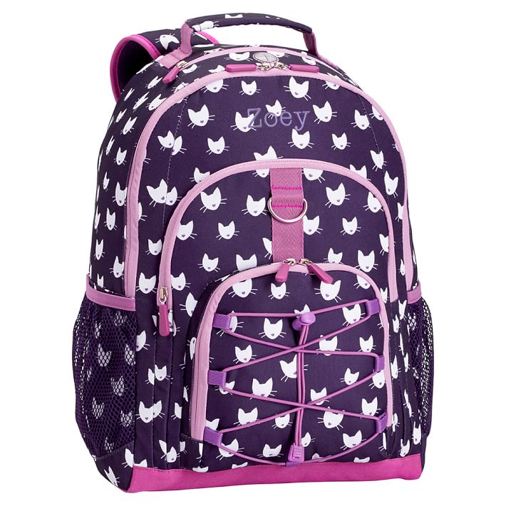 Gear-Up Dark Purple Kitten Backpack