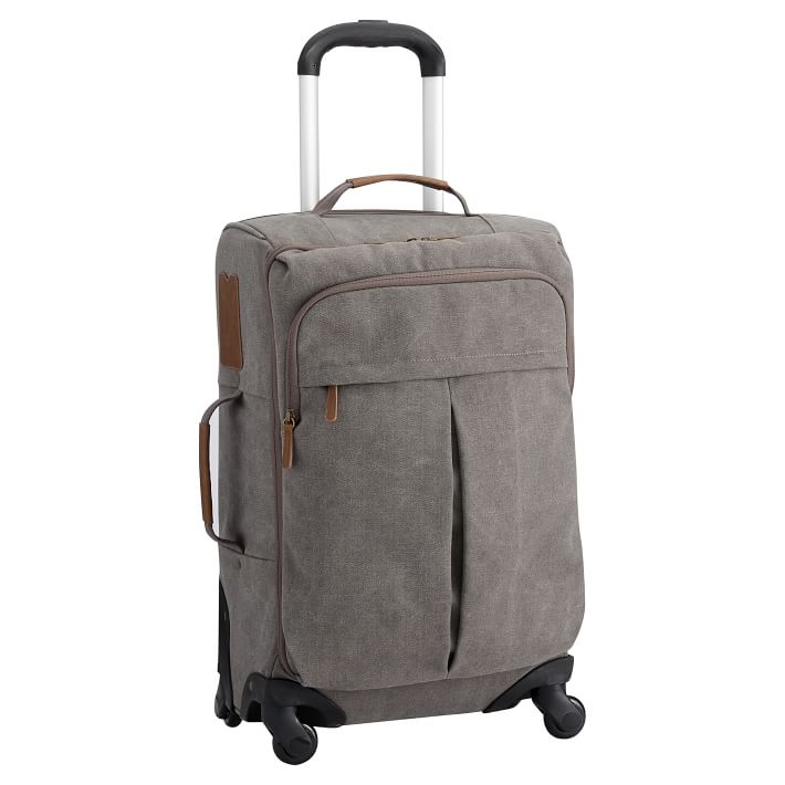 Northfield Solid Charcoal Carry On Spinner