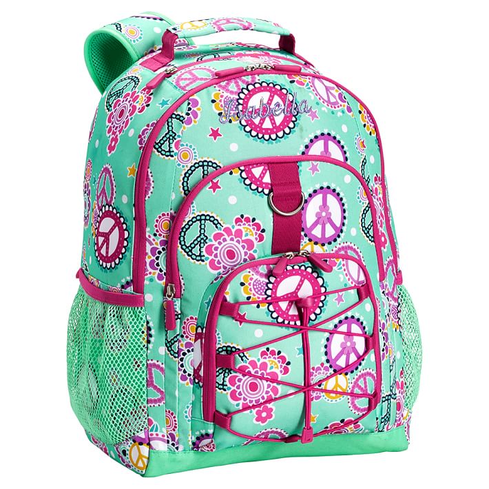 Gear-Up Mint Peace Paisley Backpack