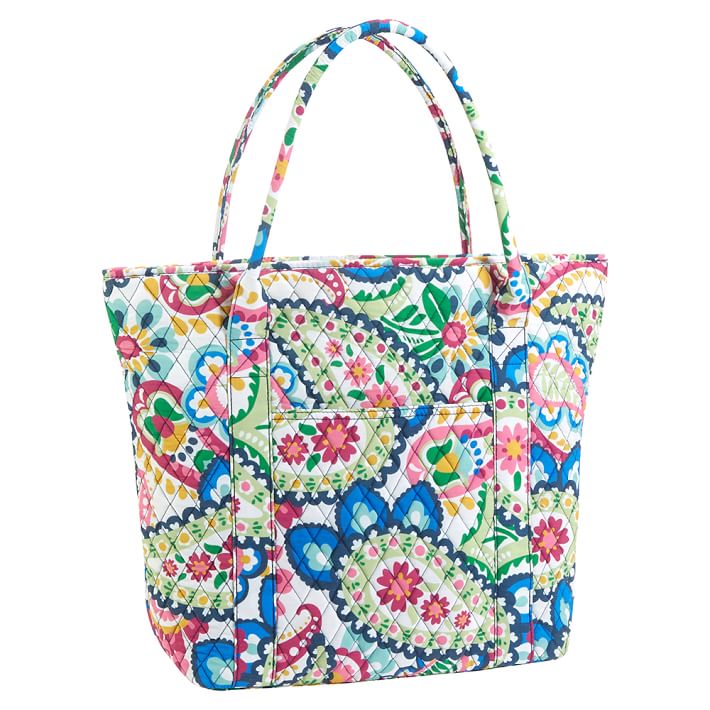Quilted Tote, Paisley
