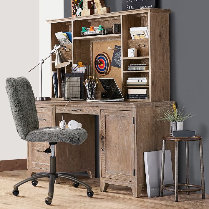 Hampton Storage Desk Hutch